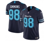 Men's Tennessee Titans #98 Jeffery Simmons Navy 2026 F.U.S.E. 'Music City' Rivalries Collection Limited Football Stitched Jersey Men's Tennessee Titans #98 Jeffery Simmons Navy 2026 F.U.S.E. 'Music City' Rivalries Collection Limited Football Stitched Jersey
