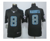 Nike Tennessee Titans #8 Mariota Black Jerseys[Impact Limited]