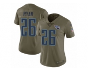 Women Nike Tennessee Titans #26 Logan Ryan Limited Olive 2017 Salute to Service NFL Jersey