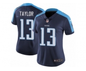Women's Nike Tennessee Titans #13 Taywan Taylor Vapor Untouchable Limited Navy Blue Alternate NFL Jersey
