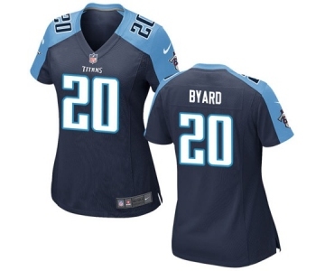 Women's Nike Tennessee Titans #20 Kevin Byard Navy Blue Alternate NFL Jersey