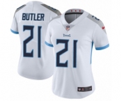 Women's Nike Tennessee Titans #21 Malcolm Butler White Vapor Untouchable Elite Player NFL Jersey