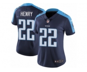 Women's Nike Tennessee Titans #22 Derrick Henry Vapor Untouchable Limited Navy Blue Alternate NFL Jersey