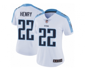 Women's Nike Tennessee Titans #22 Derrick Henry Vapor Untouchable Limited White NFL Jersey