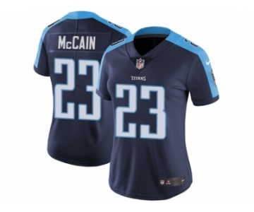 Women's Nike Tennessee Titans #23 Brice McCain Elite Navy Blue Alternate NFL Jersey