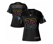 Women's Nike Tennessee Titans #23 Brice McCain Game Black Fashion NFL Jersey