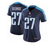 Women's Nike Tennessee Titans #27 Eddie George Vapor Untouchable Limited Navy Blue Alternate NFL Jersey