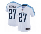 Women's Nike Tennessee Titans #27 Eddie George Vapor Untouchable Limited White NFL Jersey