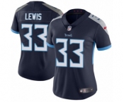 Women's Nike Tennessee Titans #33 Dion Lewis Navy Blue Team Color Vapor Untouchable Limited Player NFL Jersey