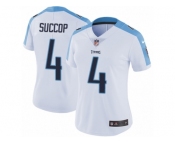 Women's Nike Tennessee Titans #4 Ryan Succop Vapor Untouchable Limited White NFL Jersey