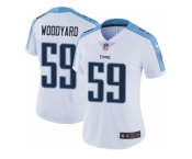 Women's Nike Tennessee Titans #59 Wesley Woodyard Vapor Untouchable Limited White NFL Jersey