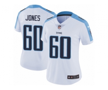 Women's Nike Tennessee Titans #60 Ben Jones Vapor Untouchable Limited White NFL Jersey