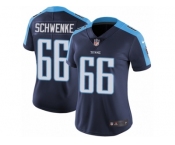 Women's Nike Tennessee Titans #66 Brian Schwenke Vapor Untouchable Limited Navy Blue Alternate NFL Jersey