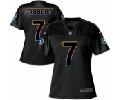 Women's Nike Tennessee Titans #7 Blaine Gabbert Game Black Fashion NFL Jersey