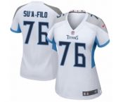 Women's Nike Tennessee Titans #76 Xavier Su'a-Filo Game White NFL Jersey