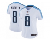 Women's Nike Tennessee Titans #8 Marcus Mariota Vapor Untouchable Limited White NFL Jersey