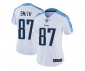 Women's Nike Tennessee Titans #87 Jonnu Smith Vapor Untouchable Limited White NFL Jersey