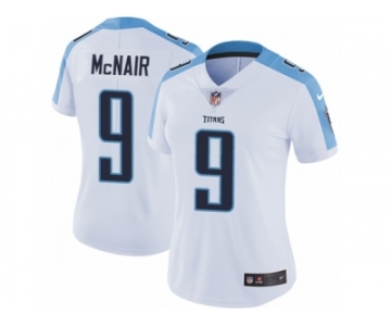 Women's Nike Tennessee Titans #9 Steve McNair Vapor Untouchable Limited White NFL Jersey