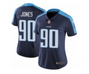 Women's Nike Tennessee Titans #90 DaQuan Jones Vapor Untouchable Limited Navy Blue Alternate NFL Jersey