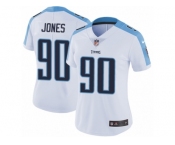 Women's Nike Tennessee Titans #90 DaQuan Jones Vapor Untouchable Limited White NFL Jersey