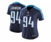Women's Nike Tennessee Titans #94 Austin Johnson Vapor Untouchable Limited Navy Blue Alternate NFL Jersey