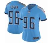Women's Nike Tennessee Titans #96 Bennie Logan Light Blue Alternate Vapor Untouchable Elite Player NFL Jersey