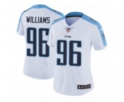 Women's Nike Tennessee Titans #96 Sylvester Williams Vapor Untouchable Limited White NFL Jersey