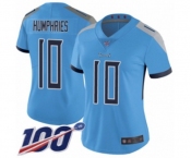 Women's Tennessee Titans #10 Adam Humphries Light Blue Alternate Vapor Untouchable Limited Player 100th Season Football Jersey