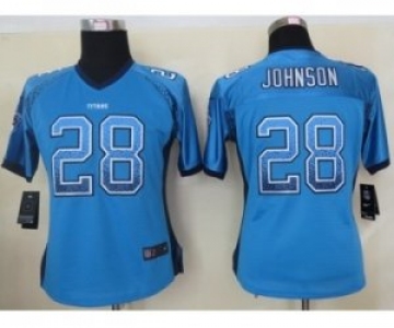 nike women jerseys tennessee titans #28 chris johnson lt.blue[nike drift fashion]
