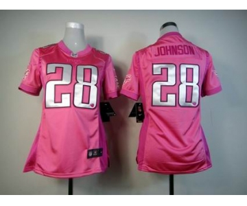 nike women nfl jerseys tennessee titans #28 chris johnson pink[nike]