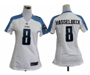 nike women nfl jerseys tennessee titans #8 matt hasselbeck white[nike]