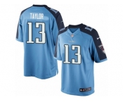 Youth Nike Tennessee Titans #13 Taywan Taylor Limited Light Blue Team Color NFL Jersey