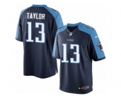 Youth Nike Tennessee Titans #13 Taywan Taylor Limited Navy Blue Alternate NFL Jersey
