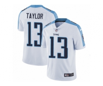 Youth Nike Tennessee Titans #13 Taywan Taylor Vapor Untouchable Limited White NFL Jersey