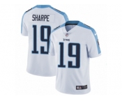 Youth Nike Tennessee Titans #19 Tajae Sharpe Vapor Untouchable Limited White NFL Jersey
