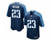 Youth Nike Tennessee Titans #23 Brice McCain Game Navy Blue Alternate NFL Jersey