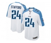 Youth Nike Tennessee Titans #24 Daimion Stafford Limited White NFL Jersey