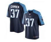Youth Nike Tennessee Titans #37 Johnathan Cyprien Limited Navy Blue Alternate NFL Jersey