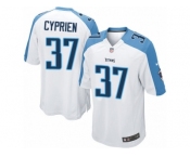 Youth Nike Tennessee Titans #37 Johnathan Cyprien Limited White NFL Jersey