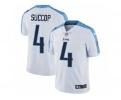 Youth Nike Tennessee Titans #4 Ryan Succop Vapor Untouchable Limited White NFL Jersey