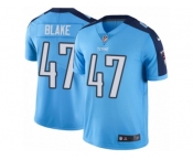 Youth Nike Tennessee Titans #47 Antwon Blake Limited Light Blue Rush NFL Jersey