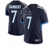 Youth Nike Tennessee Titans #7 Blaine Gabbert Navy Blue Team Color Vapor Untouchable Limited Player NFL Jersey