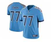 Youth Nike Tennessee Titans #77 Taylor Lewan Light Blue Team Color Stitched NFL Vapor Untouchable Limited Jersey