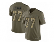 Youth Nike Tennessee Titans #77 Taylor Lewan Limited Olive Camo 2017 Salute to Service NFL Jersey