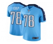 Youth Nike Tennessee Titans #78 Curley Culp Limited Light Blue Rush NFL Jersey