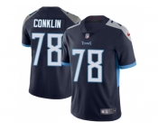 Youth Nike Tennessee Titans #78 Jack Conklin Navy Blue Alternate Stitched NFL Vapor Untouchable Limited Jersey