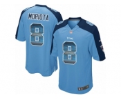 Youth Nike Tennessee Titans #8 Marcus Mariota Limited Light Blue Strobe NFL Jersey