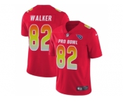 Youth Nike Tennessee Titans #82 Delanie Walker Red Stitched NFL Limited AFC 2018 Pro Bowl Jersey