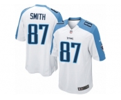 Youth Nike Tennessee Titans #87 Jonnu Smith Limited White NFL Jersey