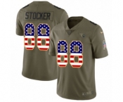 Youth Nike Tennessee Titans #88 Luke Stocker Limited Olive USA Flag 2017 Salute to Service NFL Jersey